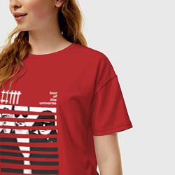 Футболка оверсайз женская Depeche Mode - SOTU merch, цвет: красный — фото 2