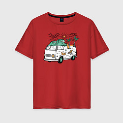 Женская футболка оверсайз Summer trip VW