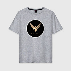 Футболка оверсайз женская Дом Атрейдесов из Дюна, цвет: меланж
