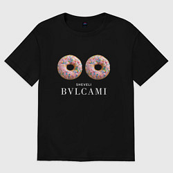 Женская футболка оверсайз Булками шевели