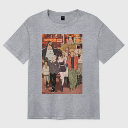 Женская футболка оверсайз Адский рай Габимару Сагири Ямада