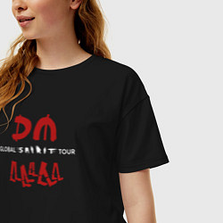 Футболка оверсайз женская Depeche Mode - Spirit shirt, цвет: черный — фото 2