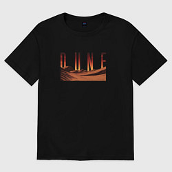 Женская футболка оверсайз Дюна - пески