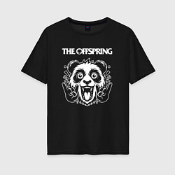 Женская футболка оверсайз The Offspring rock panda