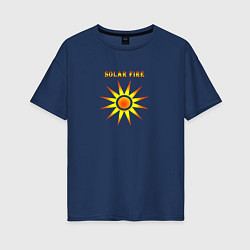 Футболка оверсайз женская Solar Fire, цвет: тёмно-синий
