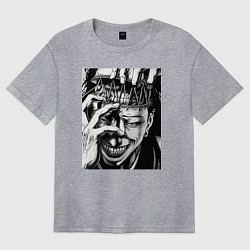 Женская футболка оверсайз Магическая битва Сугуру Гэто