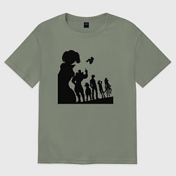 Женская футболка оверсайз Команда Семь смертных грехов