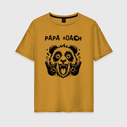Женская футболка оверсайз Papa Roach - rock panda