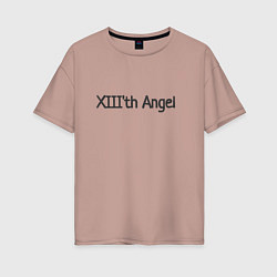 Женская футболка оверсайз XIIIth angel