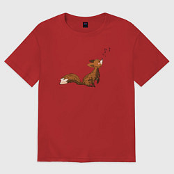 Женская футболка оверсайз Music fox