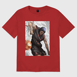 Женская футболка оверсайз Баскетбол Куроко Дайки Аоминэ