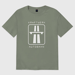 Женская футболка оверсайз Kraftwerk - Autobahn