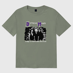 Женская футболка оверсайз Depeche Mode - Sofad band era