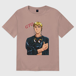 Женская футболка оверсайз Эйкити Онидзука учитель