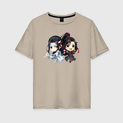 Женская футболка оверсайз Магистр дьявольского культа Ванцзи Лань