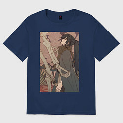 Женская футболка оверсайз Усянь Вэй с катаной