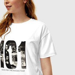 Футболка оверсайз женская Depeche Mode - Pasadena, цвет: белый — фото 2