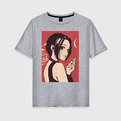 Женская футболка оверсайз Нана Осаки Вокалистка