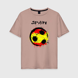 Женская футболка оверсайз Football Spain