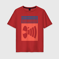 Женская футболка оверсайз Depeche Mode - Music for the masses merch