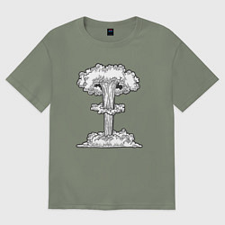 Женская футболка оверсайз Boom