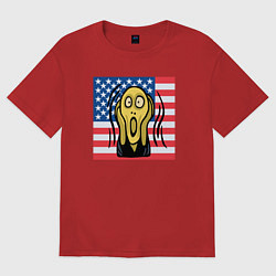 Женская футболка оверсайз Крик США