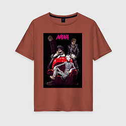 Женская футболка оверсайз Нана Осаки группа