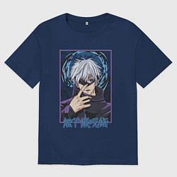 Женская футболка оверсайз Магическая битва Годжо Gojo