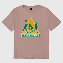 Женская футболка оверсайз Netball