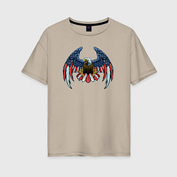 Женская футболка оверсайз Eagle of USA