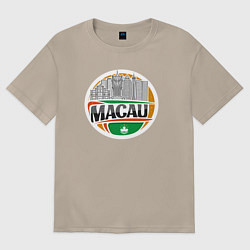 Женская футболка оверсайз Макао