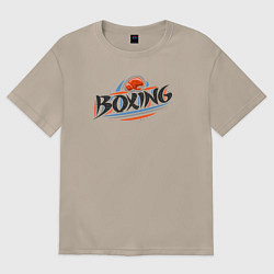 Футболка оверсайз женская Style boxing, цвет: миндальный