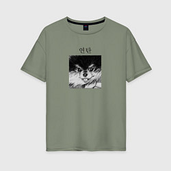 Женская футболка оверсайз BTS Entan