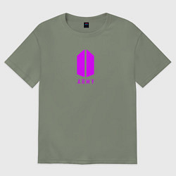 Женская футболка оверсайз BTS - Army