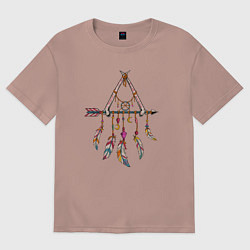 Женская футболка оверсайз Dream catcher