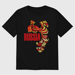 Женская футболка оверсайз Russia