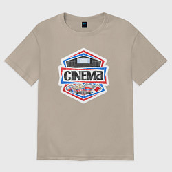 Женская футболка оверсайз Кинотеатр
