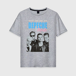 Женская футболка оверсайз Depeche Mode Vintage