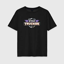 Женская футболка оверсайз Star Trucker