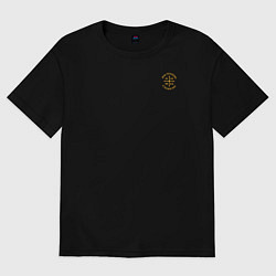 Женская футболка оверсайз Мы русские с нами Бог Ника желтая с Николаем 2 для