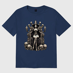 Женская футболка оверсайз Ведьма на троне