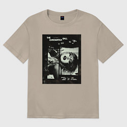 Женская футболка оверсайз Леди Гага постер