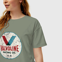 Футболка оверсайз женская Масло для чемпионов, цвет: авокадо — фото 2