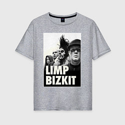 Женская футболка оверсайз Limp Bizkit all