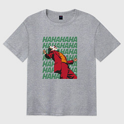 Футболка оверсайз женская Joker, цвет: меланж