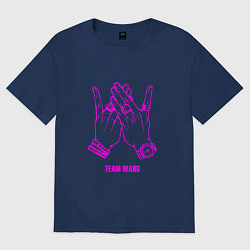 Футболка оверсайз женская Got7 team wang, цвет: тёмно-синий