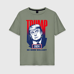 Женская футболка оверсайз Трамп 2024