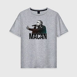 Женская футболка оверсайз Macan - Rap