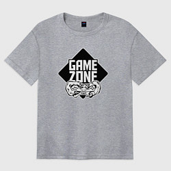 Футболка оверсайз женская Game zone, цвет: меланж
