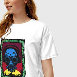 Футболка оверсайз женская Новый взгляд на будущее, цвет: белый — фото 2